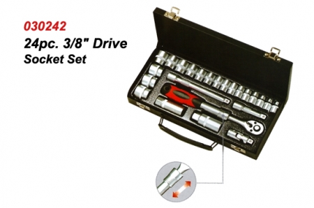 24pc. Drive Socket Set.