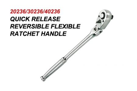 Quick Release Reversible Flexible Ratchet Handle