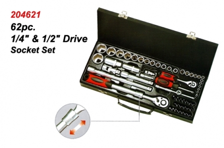 62pc. Drive Socket Set.