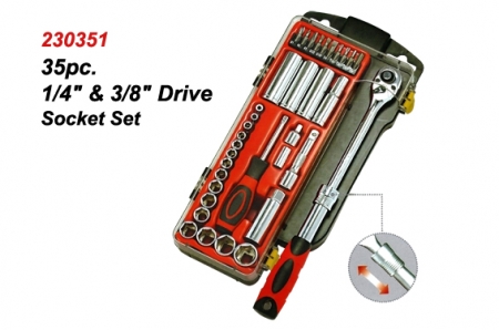 35pc. Drive Socket Set.