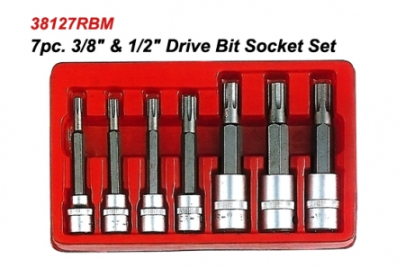 7pc. Drive Bit Socket Set.