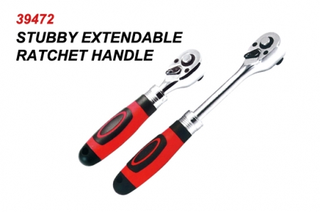 Stubby Extendable Ratchet Handle with Quick Release