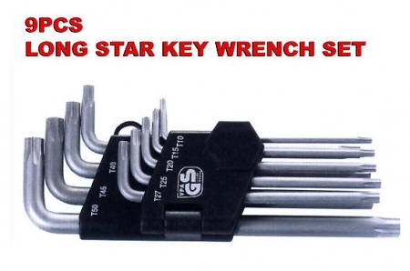 Long Hex Key Wrench Set - KS-HX09L