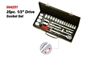 25pc. Drive Socket Set.