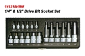 19pc. Drive Bit Socket Set.