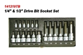 19pc. Drive Bit Socket Set.