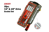 35pc. Drive Socket Set.