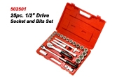 502501 25pc.Drive Socket Set