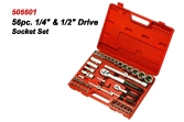 505601 56pc. Drive Socket Set