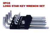 Long Hex Key Wrench Set - KS-HX09L