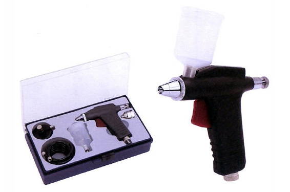 King Air Brush Kit Compressor Gun